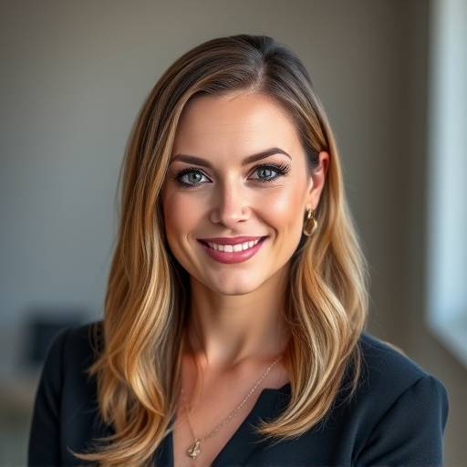 Professional headshot of Olivia Bennett, Aerial Videographer at Aperture Studios.